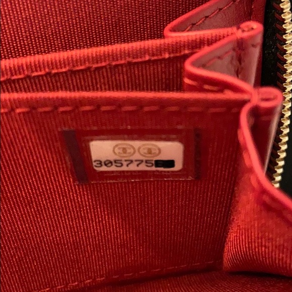 Authentic Chanel Quilted Zip Around Coin Purse - Picture 10 of 11